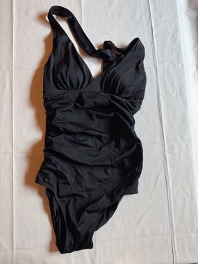 L.L. Bean Black One-Piece Swimsuit